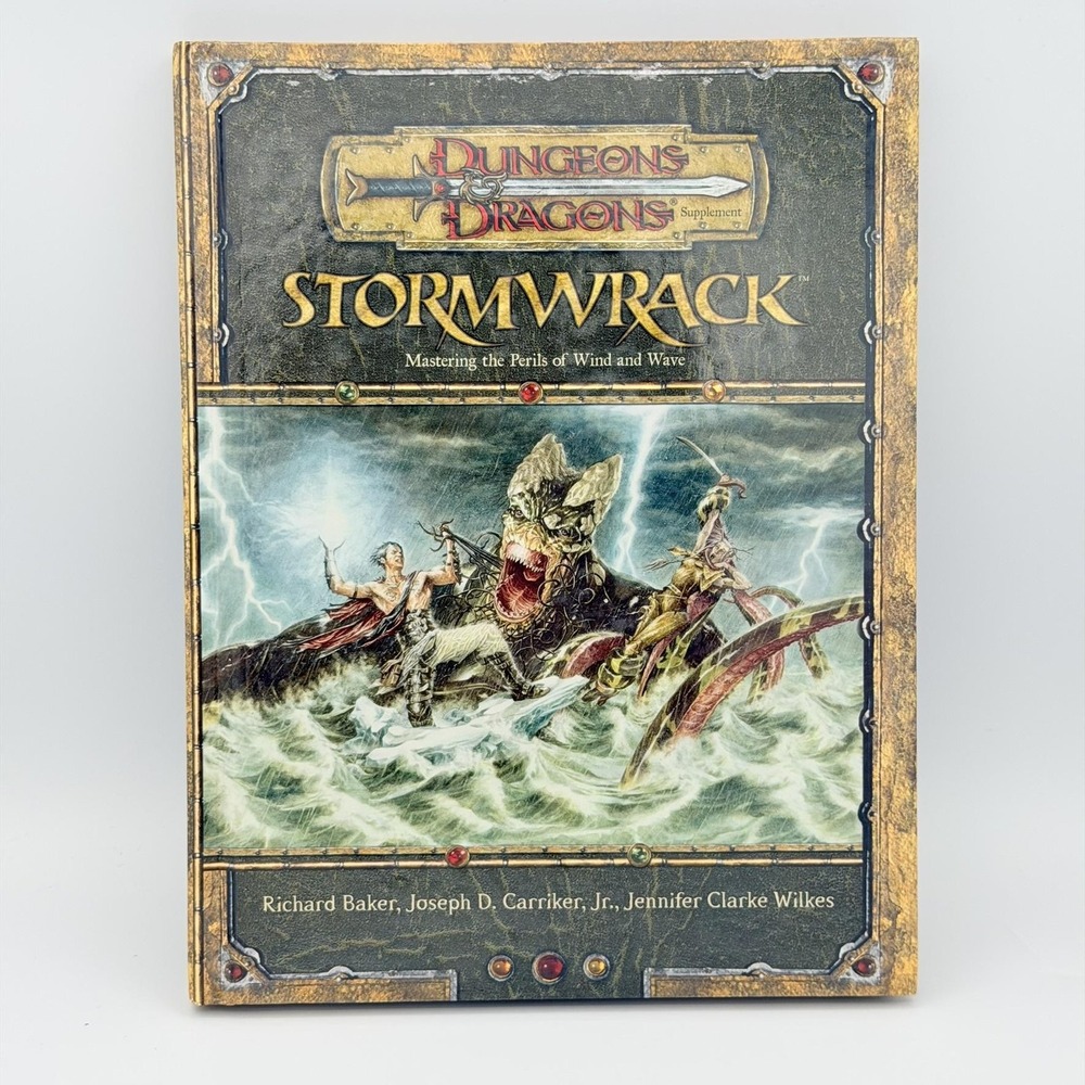 Dungeons & Dragons Stormwrack Hardcover 2005 Wizards Of The Coast D&D 1st Print